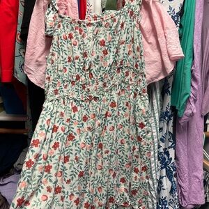 Draper James 3x Taylor smocked dress h. strawberry fields.